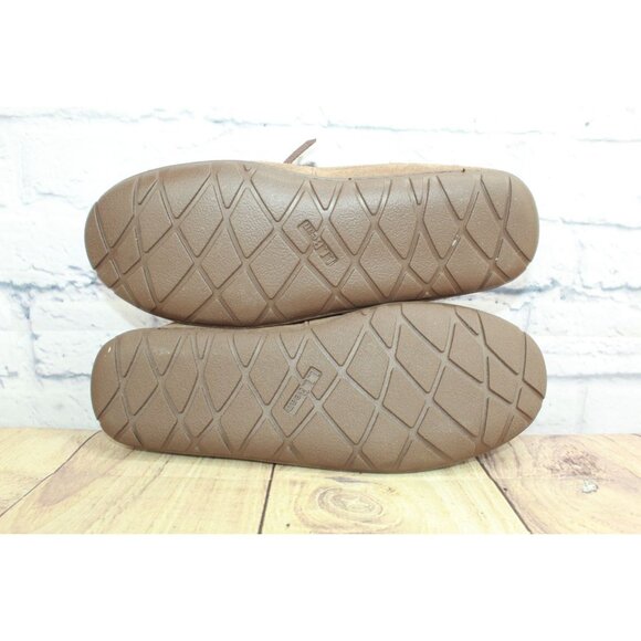 LL Bean Wicked Good Moccasins Shearling Lined Chocolate Brown 10 M - Picture 9 of 9